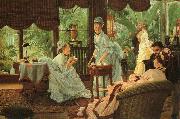 James Tissot In the Conservatory (Rivals) china oil painting artist